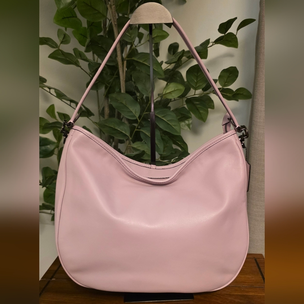Coach Purple Soft Tabby Leather Hobo Shoulder Bag C6340